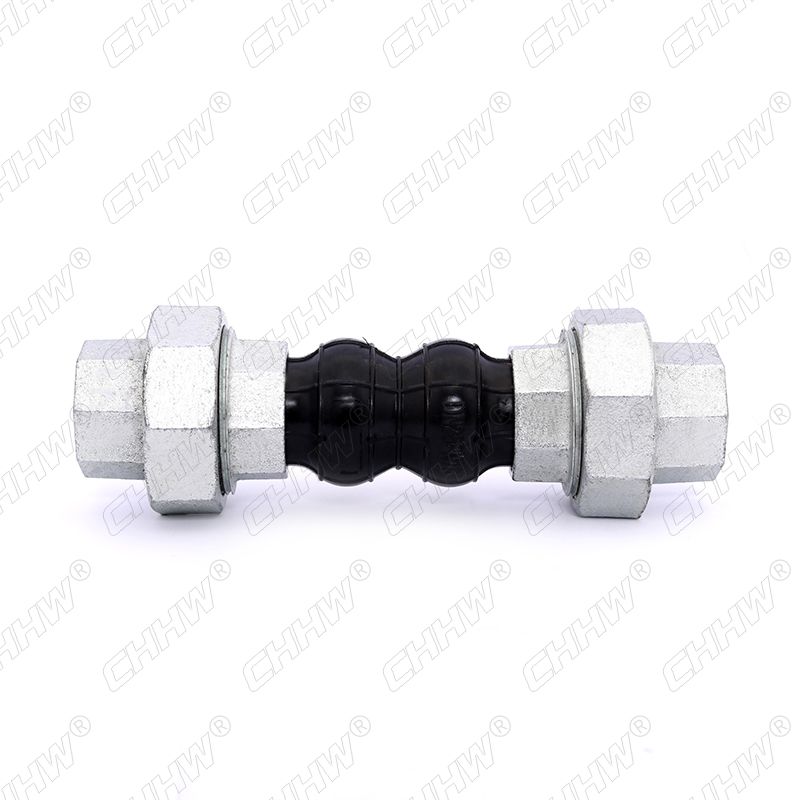 DN32絲扣連接橡膠軟接頭(經緯線橡膠接頭)