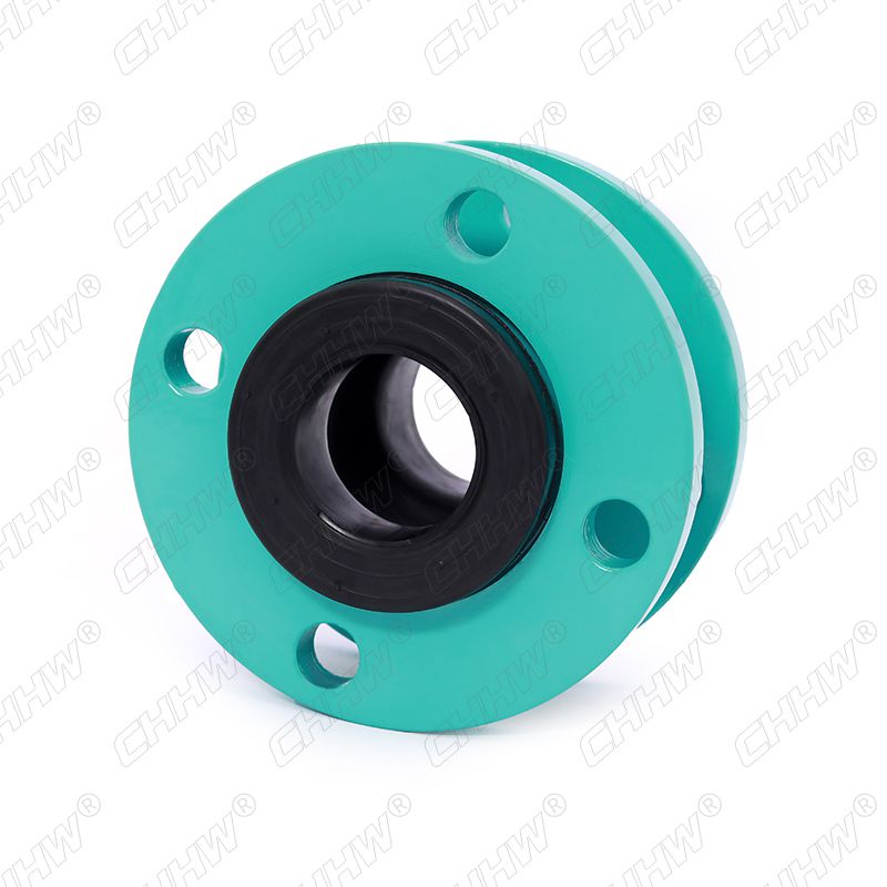 DN50可曲撓單球體橡膠軟接頭(經緯線橡膠接頭)